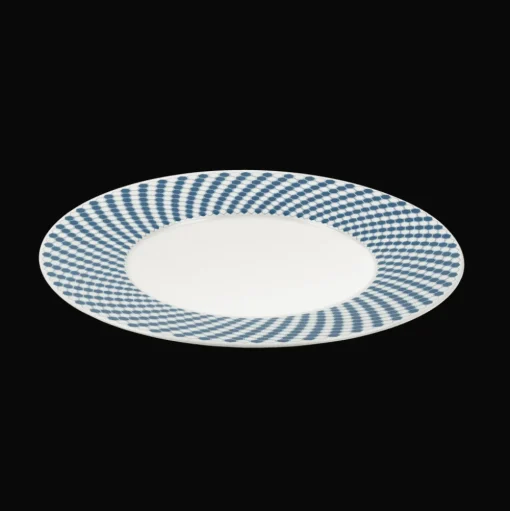 Assiette à dessert en porcelaine - Vert