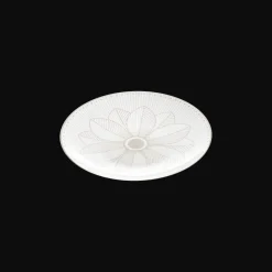 Assiette à pain en porcelaine finition Platine
