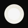 Assiette américaine en porcelaine finition Or