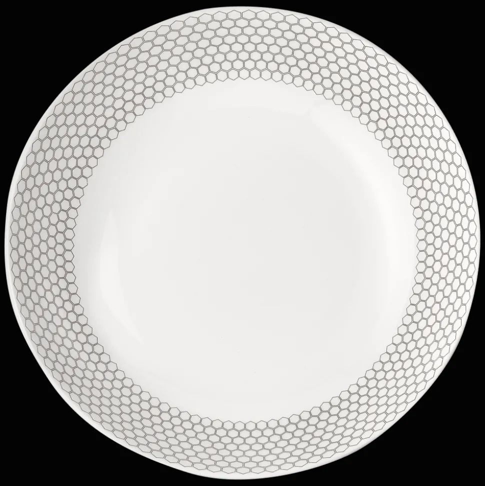 Assiette creuse à calotte en porcelaine
