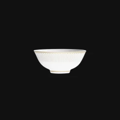Bol à riz en porcelaine finition Or