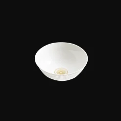Bol à riz en porcelaine finition Or