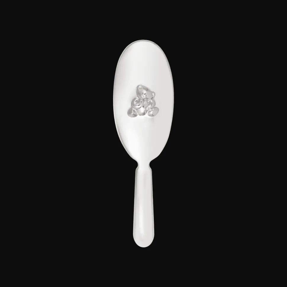 Brosse en argent massif