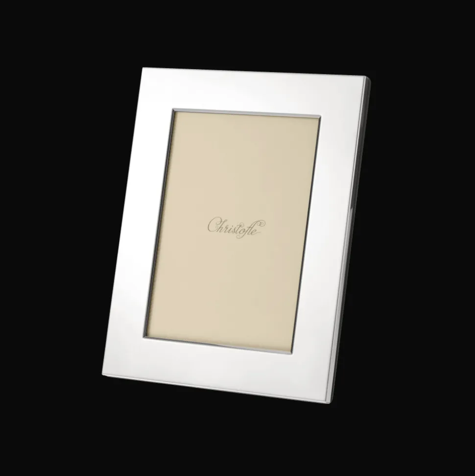 Cadre à photo argenté - pour photo de 9 x 13 cm