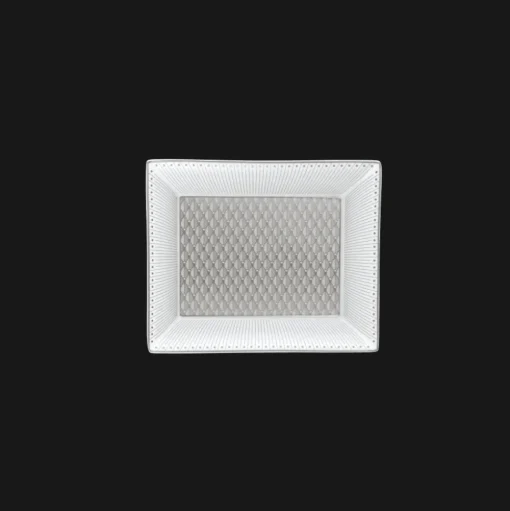 Coffret Vide-poche en porcelaine finition Platine