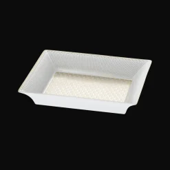 Coffret Vide-poche en porcelaine finition Or