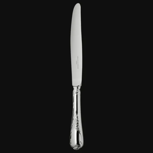 Couteau de table en argent massif