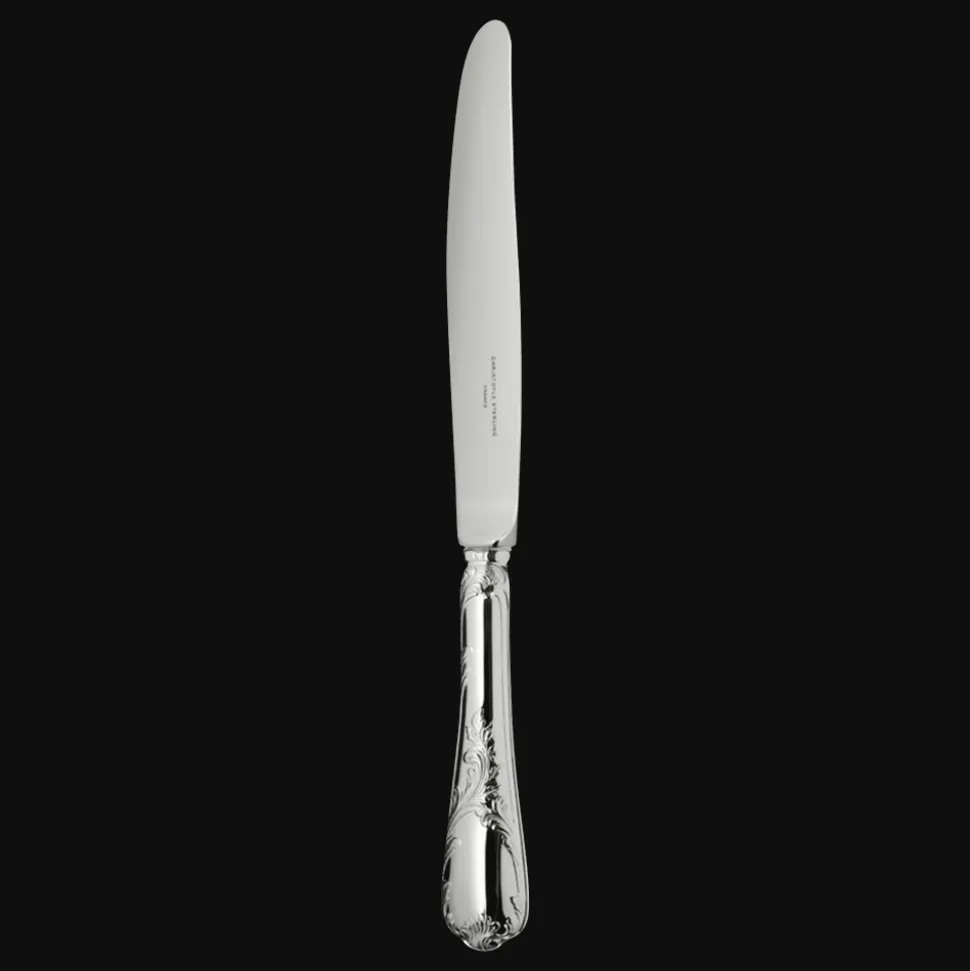 Couteau de table en argent massif