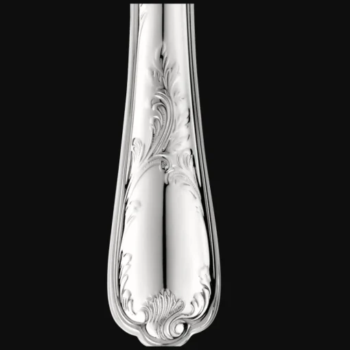 Couteau de table en argent massif