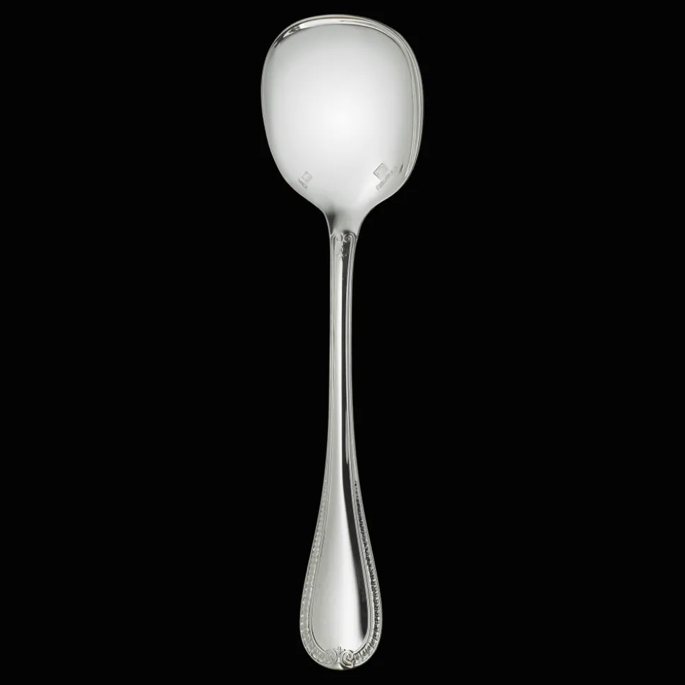 Cuillère à glace en argent massif