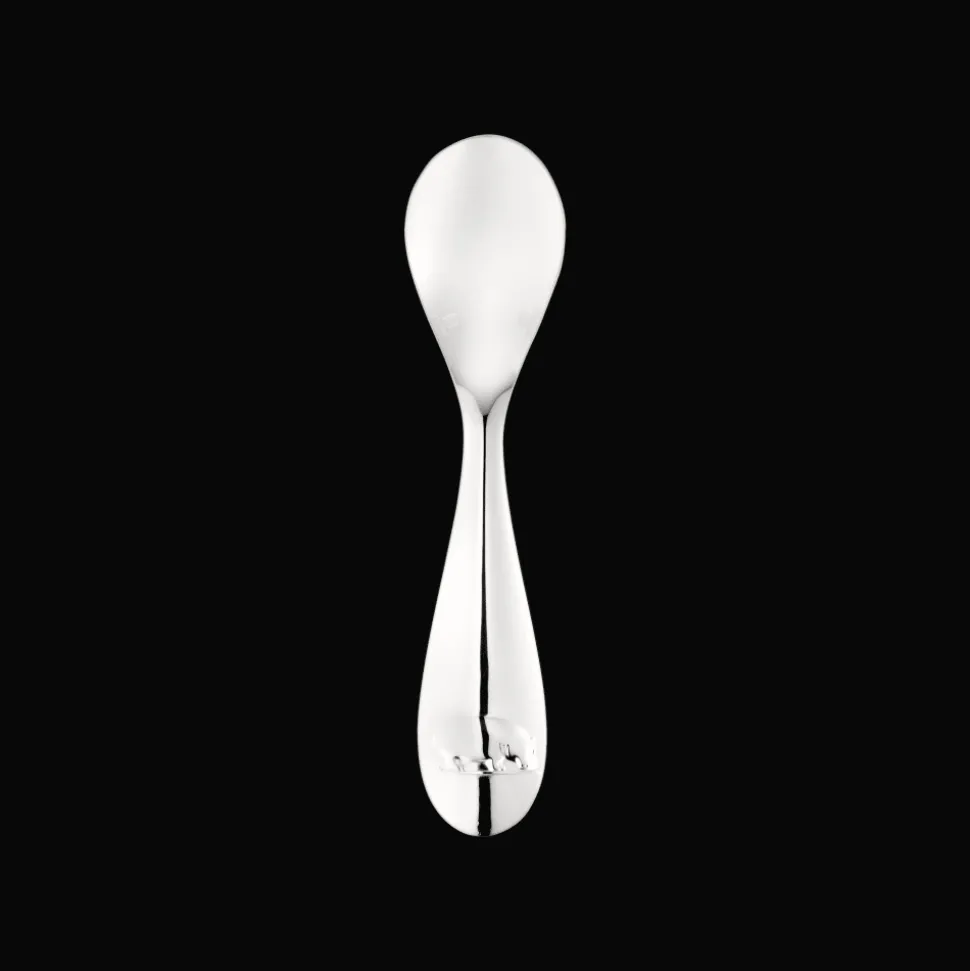 Cuillère bébé en métal argenté
