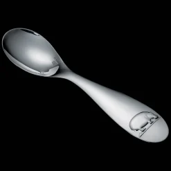 Cuillère bébé en métal argenté