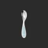 Cuillère naissance en métal argenté - Ice Blue