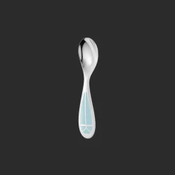 Cuillère naissance en métal argenté - Ice Blue