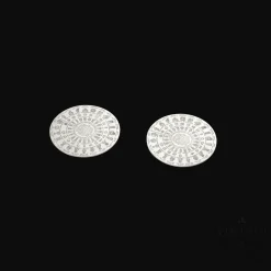 Duo de dessous de verres argentés - Vintage