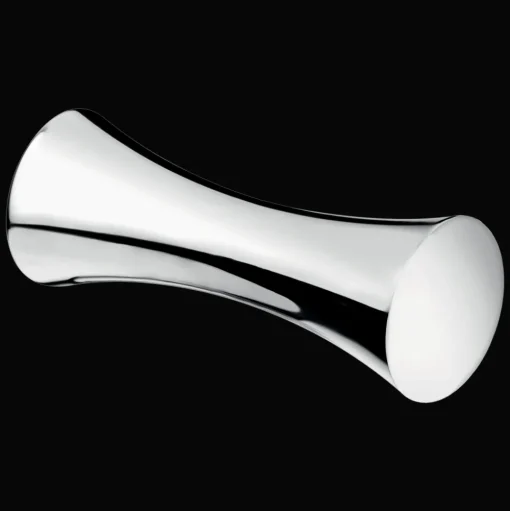Ensemble de 2 porte-couteaux / baguettes en métal argenté