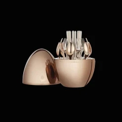 Ensemble pour 6 personnes (24 pièces) Rose Gold en métal argenté avec écrin