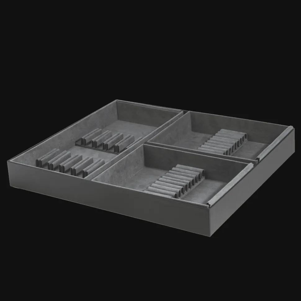 Ensemble pour 6 personnes (24 pièces) en acier avec boîte de rangement