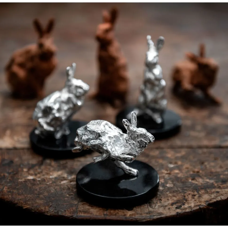 Lapin Agile en Argent Massif - Haute Orfèvrerie