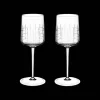 Lot de 2 verres à eau en cristal