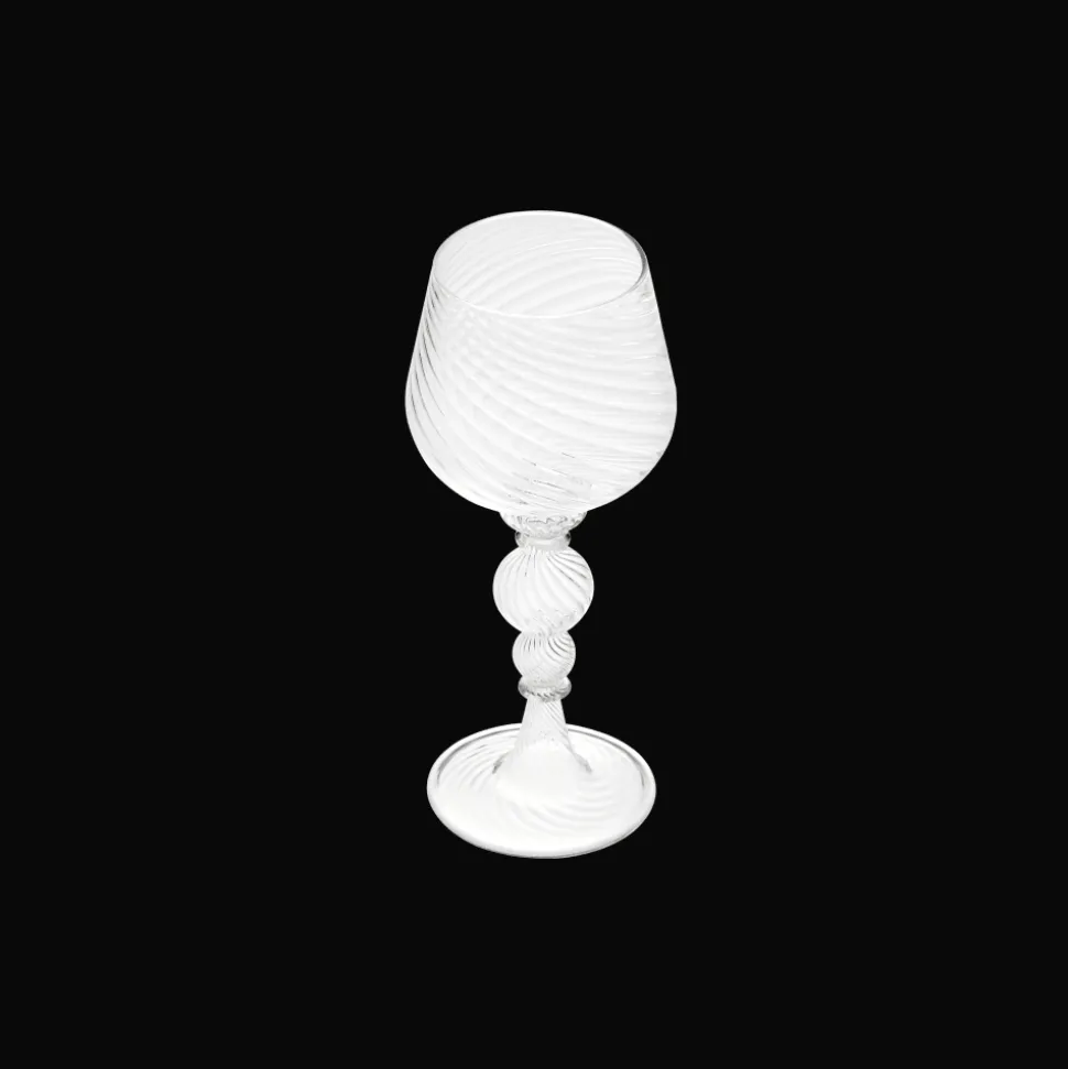Lot de 2 verres à vin blanc