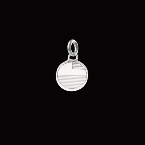 Médaille en Argent Massif - Ondulations