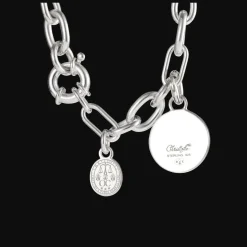 Médaille en Argent Massif - Ondulations