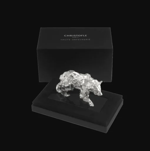Ours petit modèle en Argent massif - Haute Orfèvrerie
