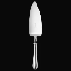 Pelle coupante à gâteaux et glace en métal argenté