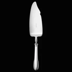 Pelle coupante à gâteaux et glace en métal argenté