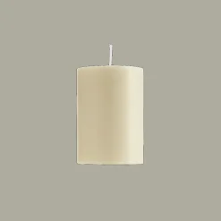 Photophore en métal argenté et verre borosilicate
