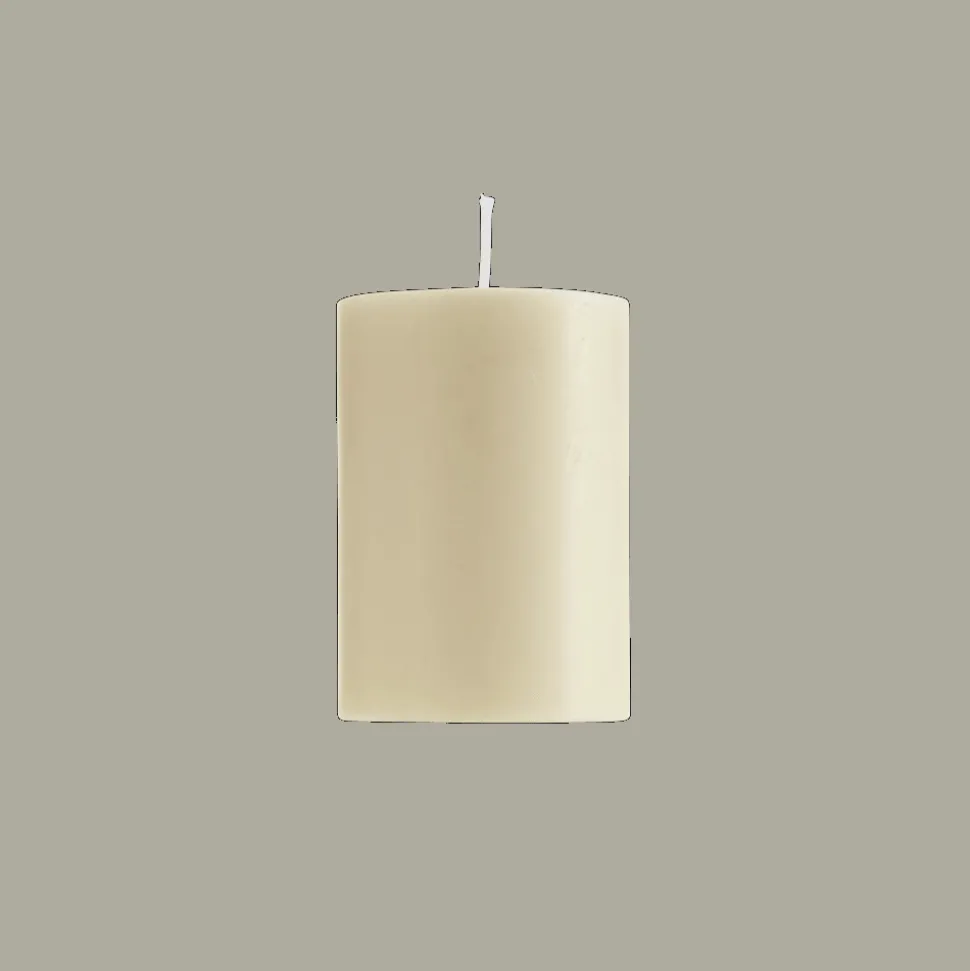 Photophore en métal argenté et verre borosilicate