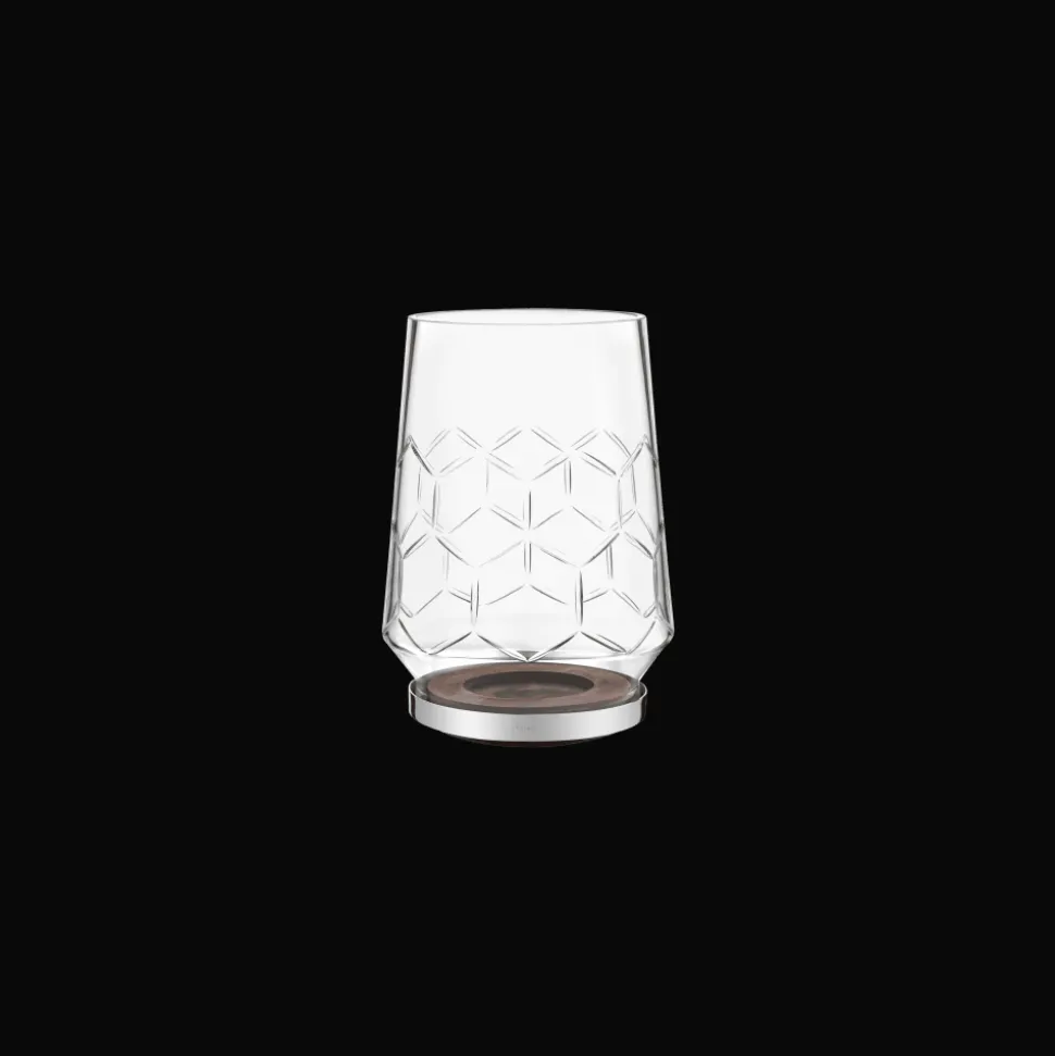 Photophore en verre taillé - Grande taille