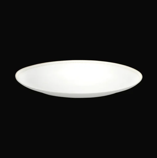 Plat ovale 38 cm finition Or