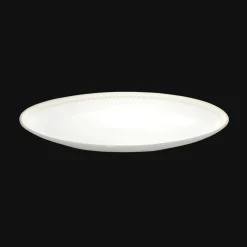 Plat ovale 28 cm finition Or