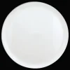 Plat rond à tarte en porcelaine finition platine