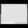 Plateau pour documents en métal argenté - 34 x 25 cm