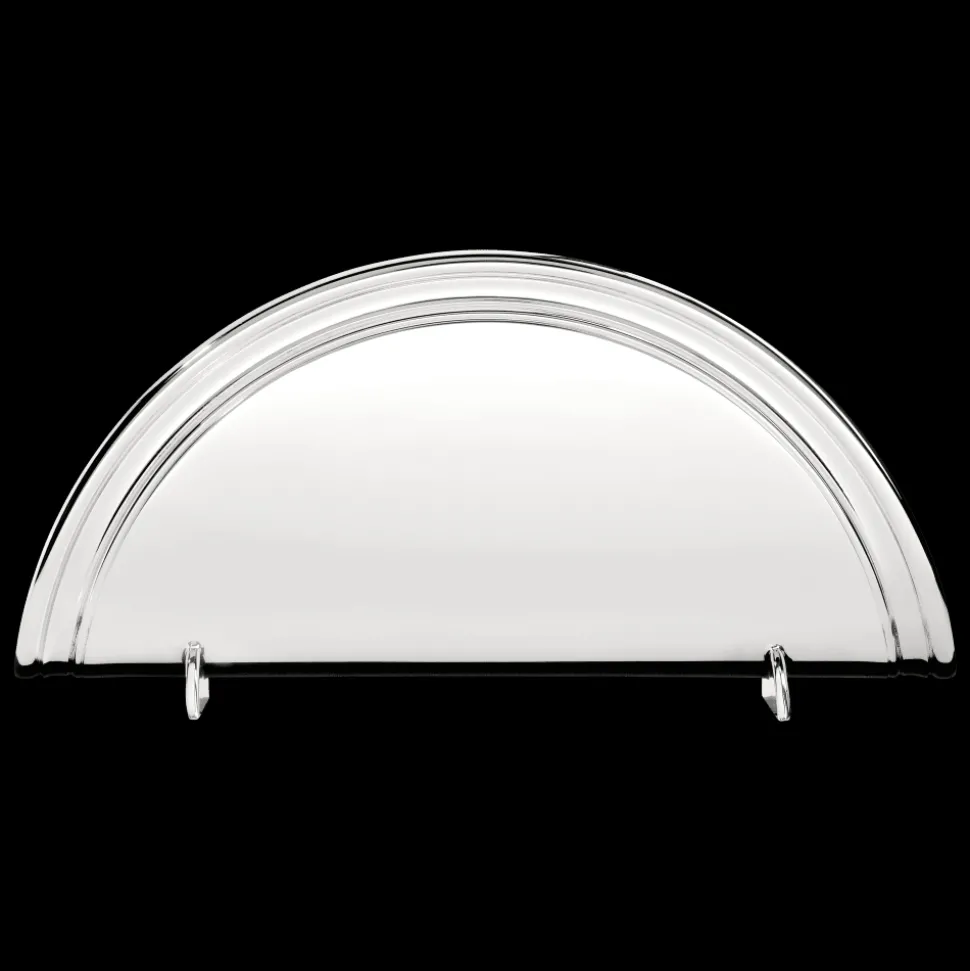 Porte-serviettes en métal argenté