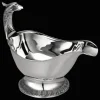 Saucière grand modèle en métal argenté