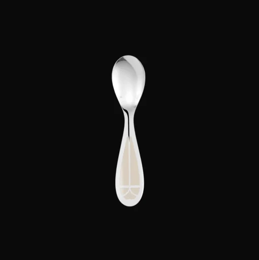 Set cuillère et fourchette naissance en métal argenté - Ivory