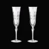 Set de 2 flutes à champagne en cristal