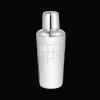 Shaker en métal argenté
