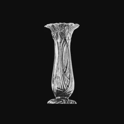 Vase Céleri en métal argenté